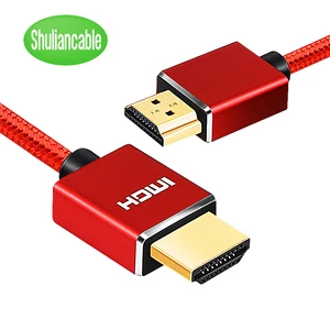 Кабель HDMI в нейлоновой оплетке, 1 м, 2 м, 3 м, 5 м, 10 м, 15 м, 20 м, 4k, 1080P, 3D, для HDTV, PS4, Xbox, проектора, ноутбука, компьютера