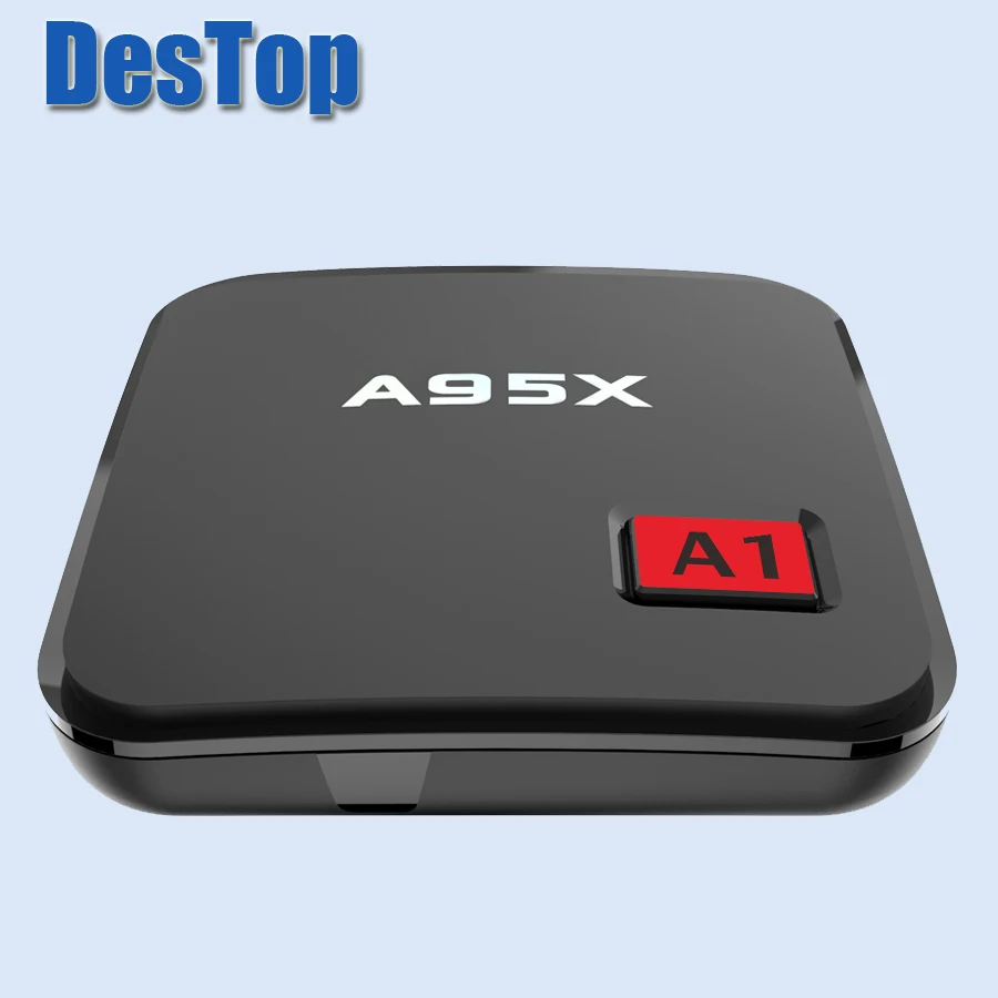 5 шт. A95X A1 ТВ-приставка Amlogic S905X четырехъядерный Cortex-A53 Android 6 0 4K с двумя портами USB 2 HD