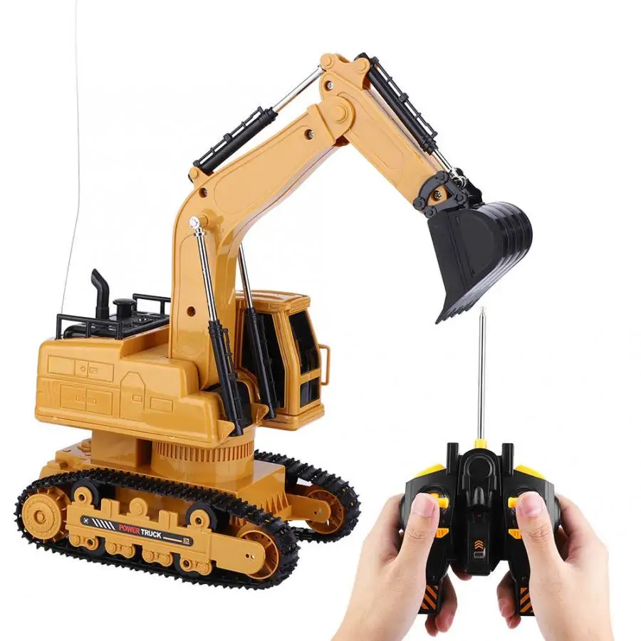 Пластик 10CH RC экскаватор Автомобиль 2 4G 1:12 детский модель дистанционного