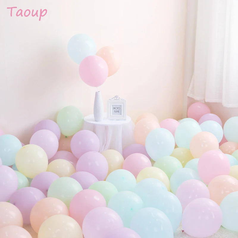 Taoup 50 шт. 10 дюймовые латексные воздушные шары с макаронами вечерние для