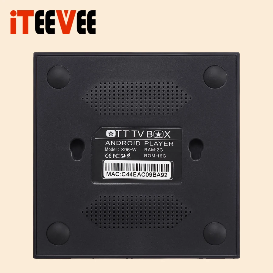 Смарт ТВ приставка X96W Android 7 1 Amlogic S905W Четырехъядерный 4K HD WiFi 2 4 ГГц TV x96 mini blueth 0 50