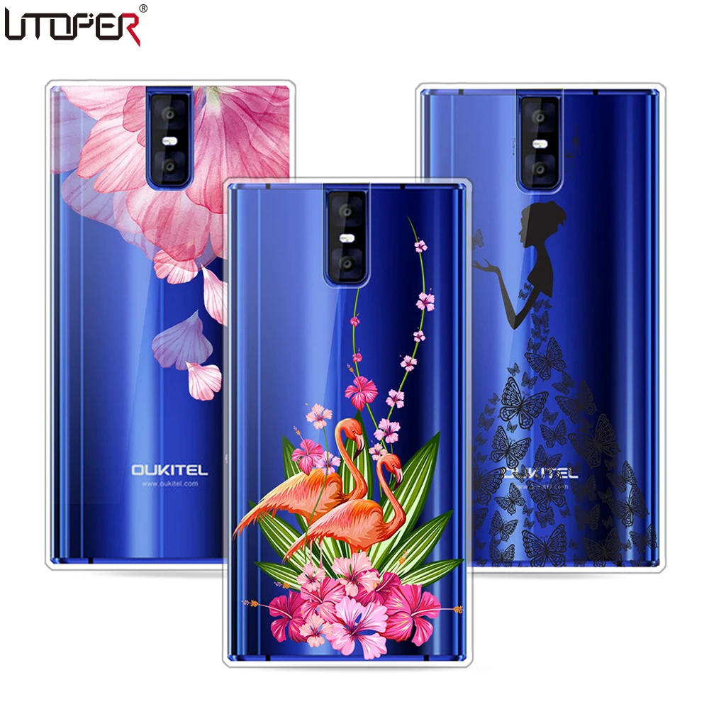 UTOPER чехол для Oukitel K3 кремния мягкий Фламинго принципиально Y1 Lite Coque k3 4 ГБ 64 5 дюймов