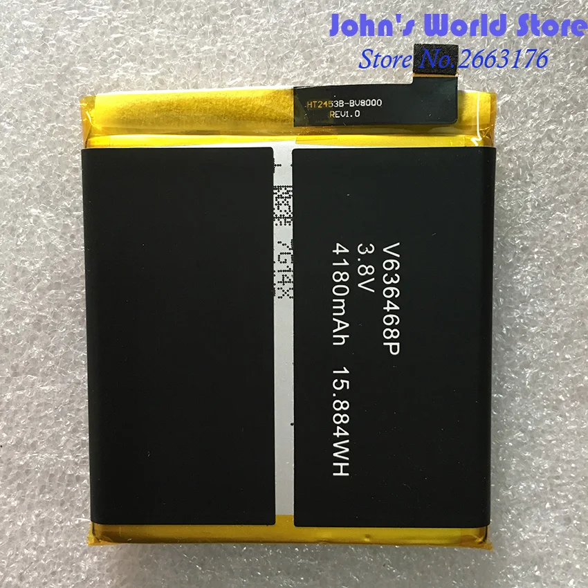 100% Новый оригинальный 4180 mAh аккумулятор для Blackview BV8000 водонепроницаемый смартфон