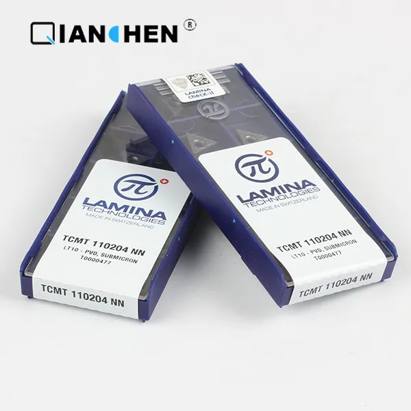 

Genuine original high quality high-performance LAMINA TCMT 110204 NN LT1000 (10pcs/lot) tungsten Carbide Cutting tools inserts