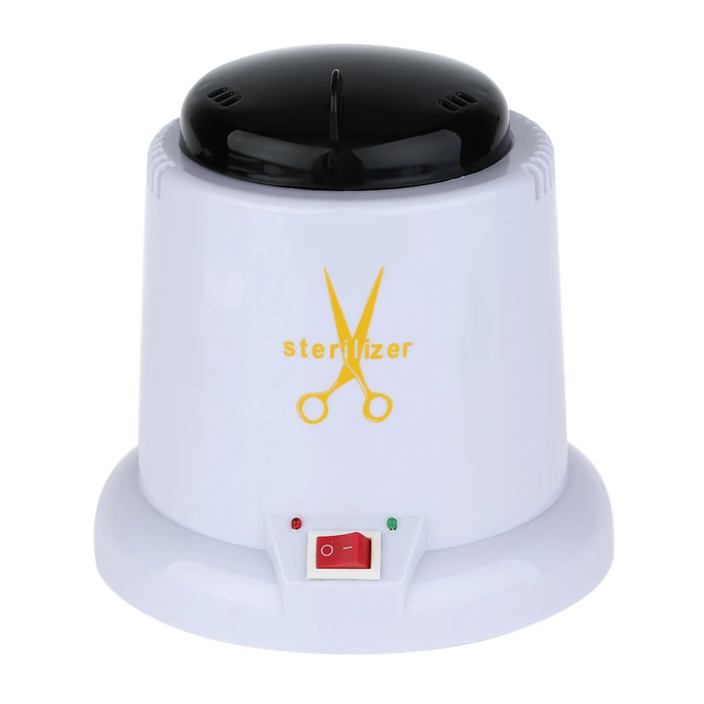 Nail Art Steam Autoclave Scissor Manicure Sterilizer Machine with 150g Disinfection Glass Bead 220V EU Plug