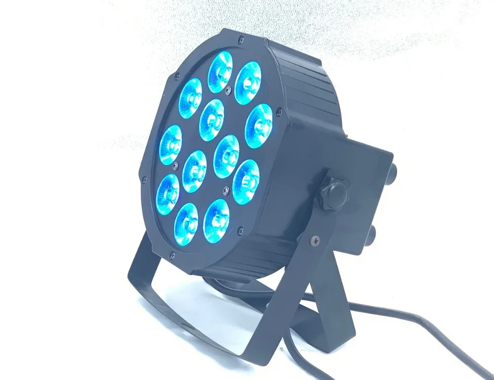 Светодиодный par-прожектор rgbw 4в1 12x12 Вт led Par DMX сценический светильник s бизнес светодиодный плоский par Светильник с профессиональными для вечерние KTV Disco DJ