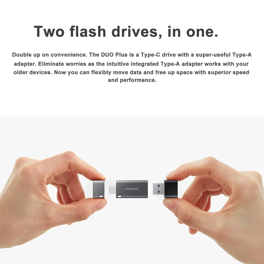 Samsung USB C 64 Гб флешка металлический флеш-накопитель DUO Type-C 200 МБ/с./с OTG для ноутбука |