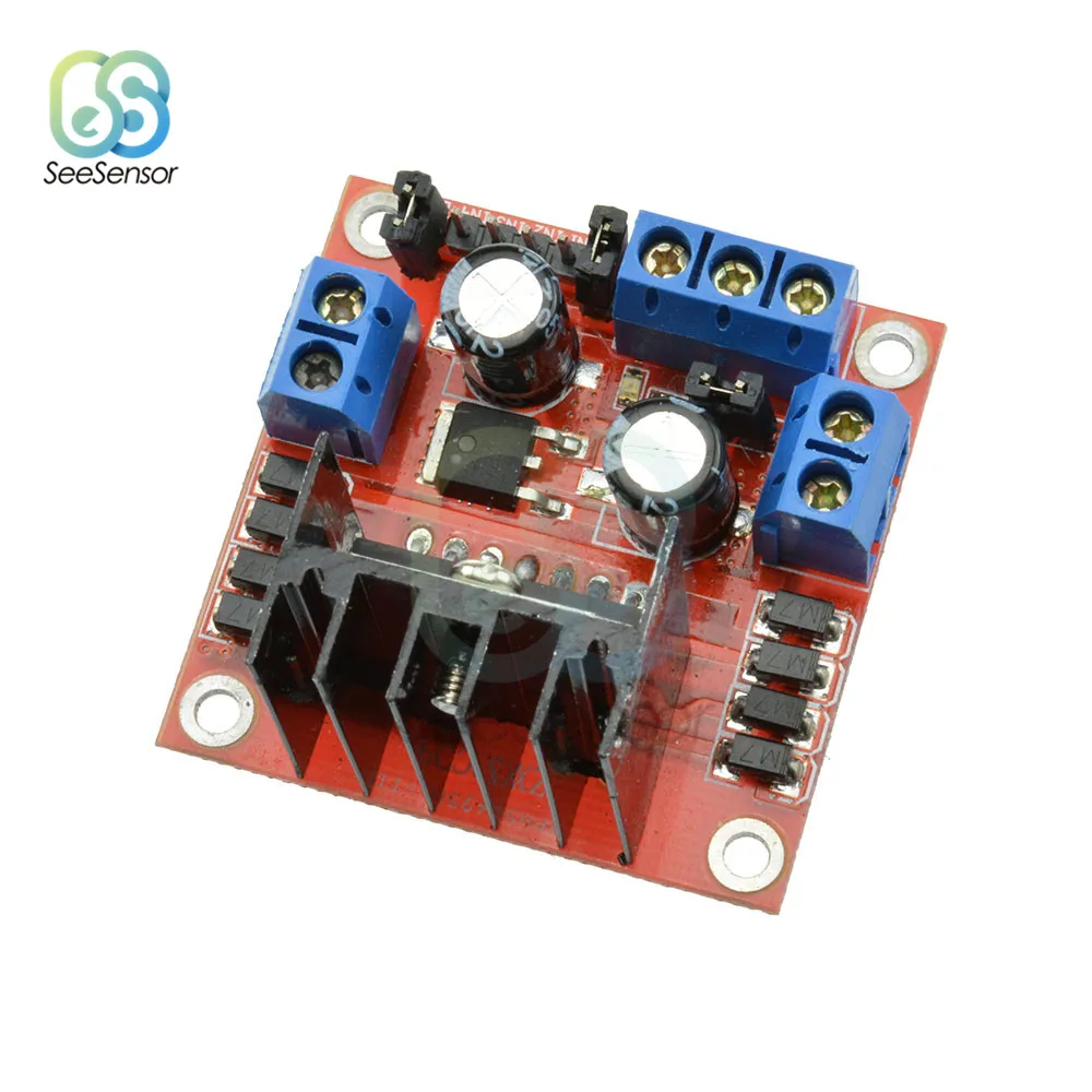 Драйвер шагового двигателя L298N 25 Вт стандартный мост плата контроллера