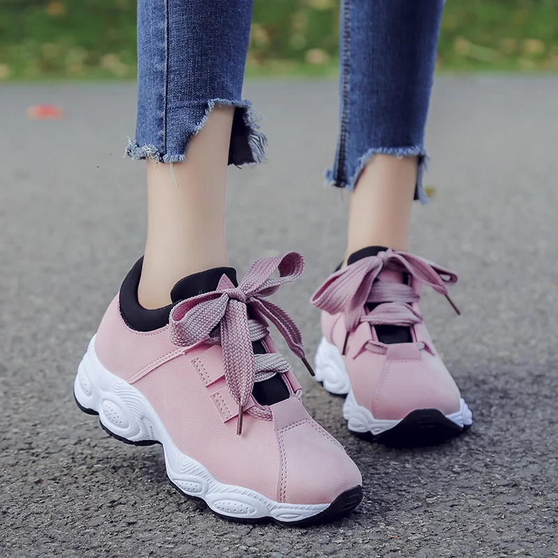 Bjakin/бренд 2020 женская обувь для бега женские розовые кроссовки визуально