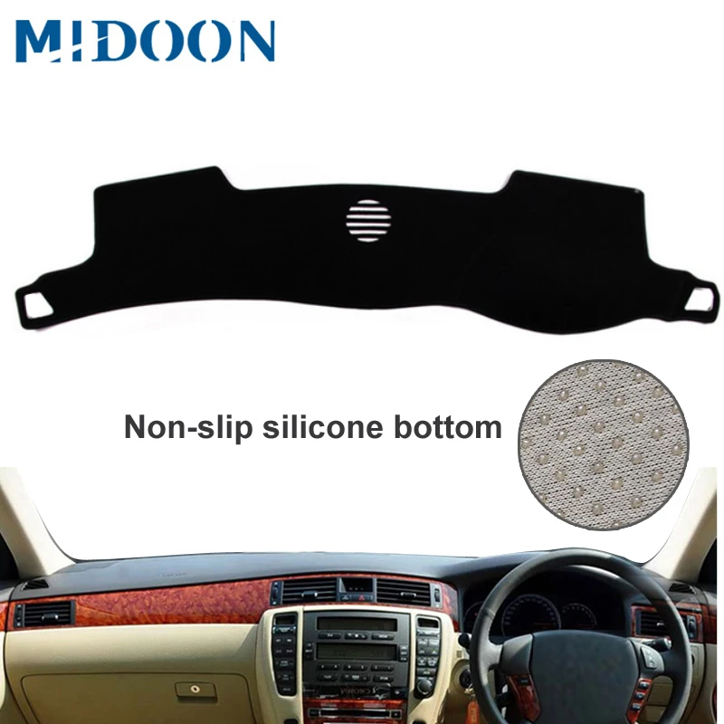 MIDOON для Toyota crown s180 2003 2004 2005 2006 2007 2008 Чехлы для стайлинга автомобилей коврик для приборной панели Защита от Солнца Крышка для приборной панели
