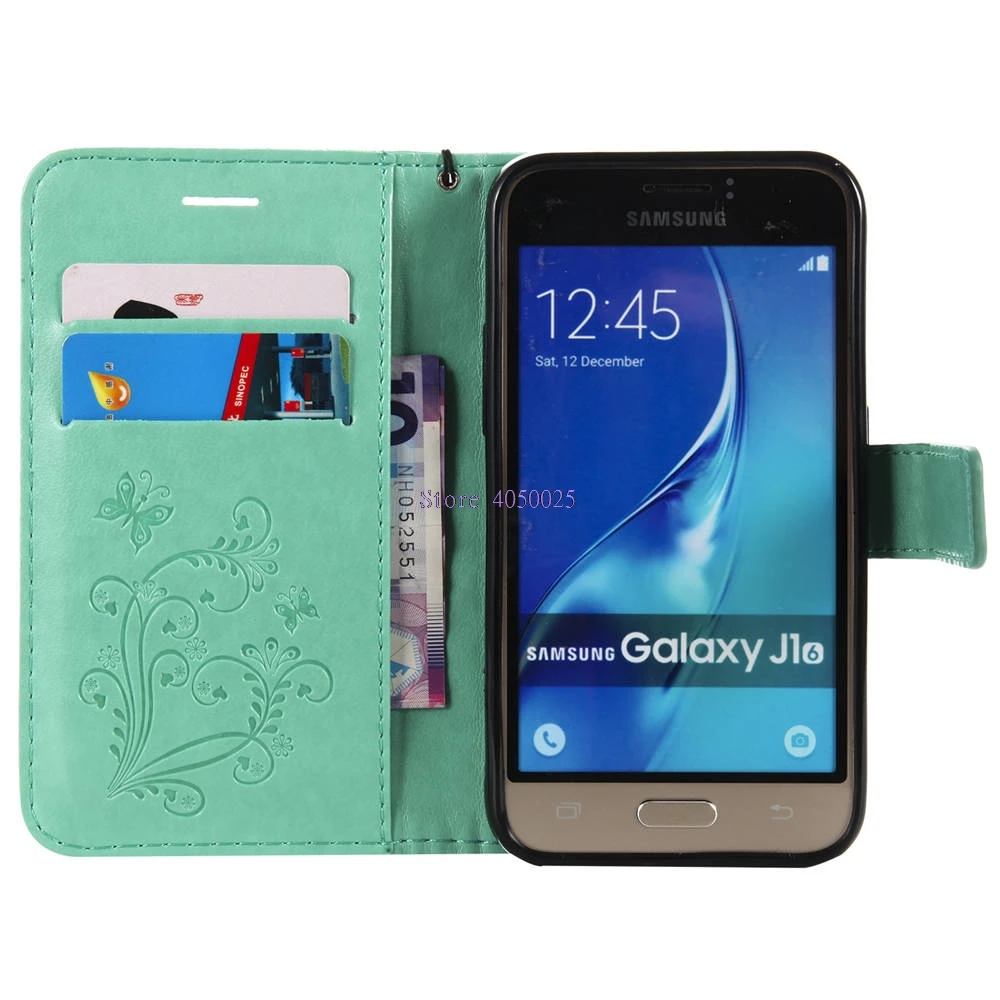 Рельефные Чехлы для SAMSUNG Galaxy J1(6) SM-J120FN J120F/DS J1, чехлы-книжки для SAMSUNG J1, чехлы с полным корпусом
