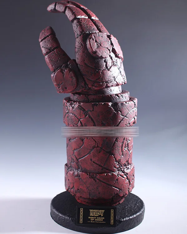 1:1 Масштаб жизни Размер Prop Hellboy правая рука Doom Реплика Новинка|hand scale|hand prop |