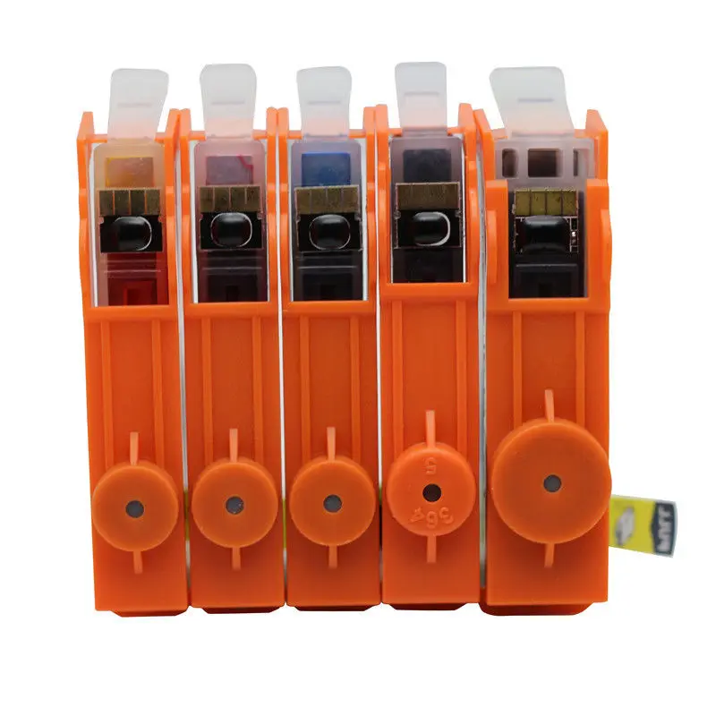 6x For hp178 178XL Refillable ink Cartridge for HP photosmart 5510 5515 6510 7510 B109a B109n B110a printer with chip 6 Black | Компьютеры