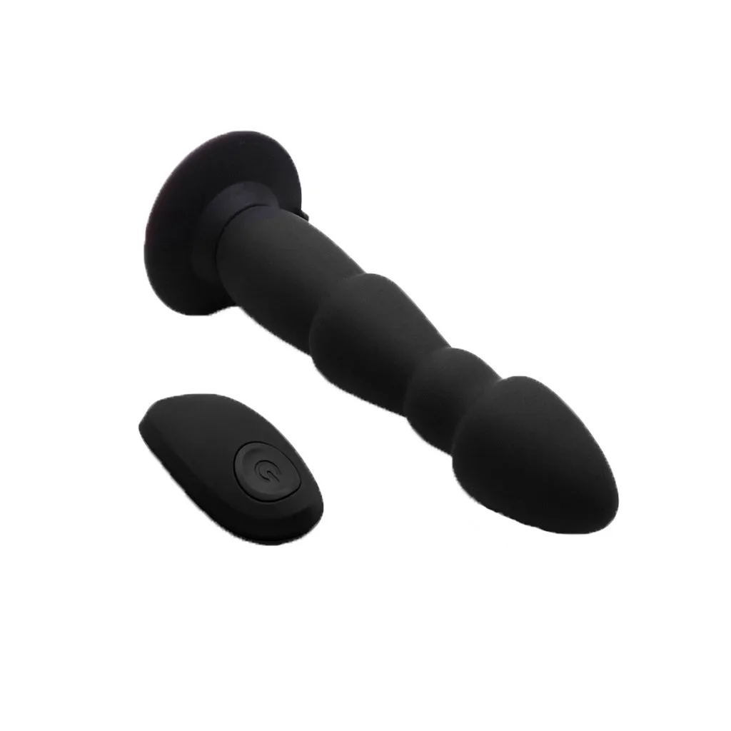 Анальная пробка Силиконовый водонепроницаемый анальный массажер вибратор для