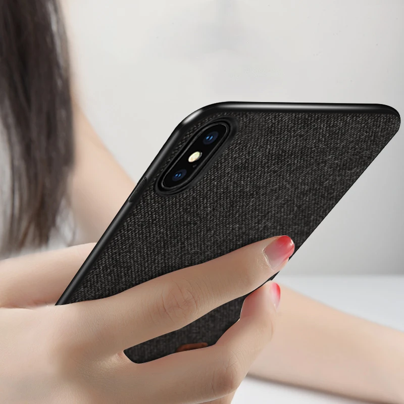 Чехол для iPhone X чехол MOFi твердая задняя крышка из поликарбоната IP мягкий ТПУ с