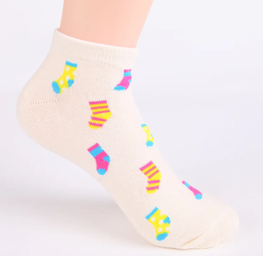 

7pairs/lot good quality combed Cotton Womens Fashion Socks candy colors ankle lady female sox women's low cut
