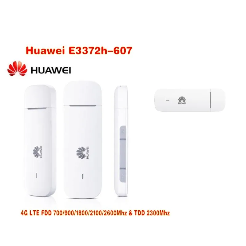 Набор из 10 разблокированных USB-Модемов HUAWEI E3372 150 Мбит/с 4G LTE двойная антенна (с