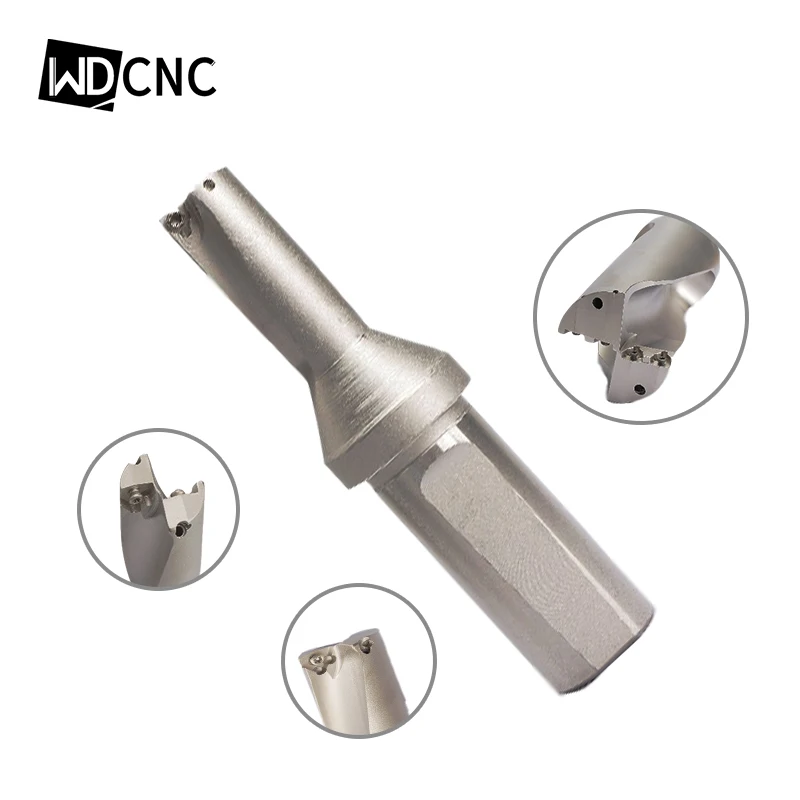 D5 Indexable U Drilling FAST DRILL Bit Drilling Tool Refer To WCMT insert 42-70mm Indexable insert drill (5xD)