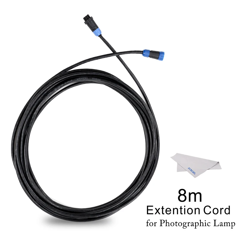 SP-XC08 Кабель Falcon Eyes SP-XC04/SP-XC06/SP-XC08/SP-XC10 удлинитель 4 м 6 м 8 м 10 м для фотолампа RX-12T/TD и RX-18T/TD - Цвет: SP-XC08
