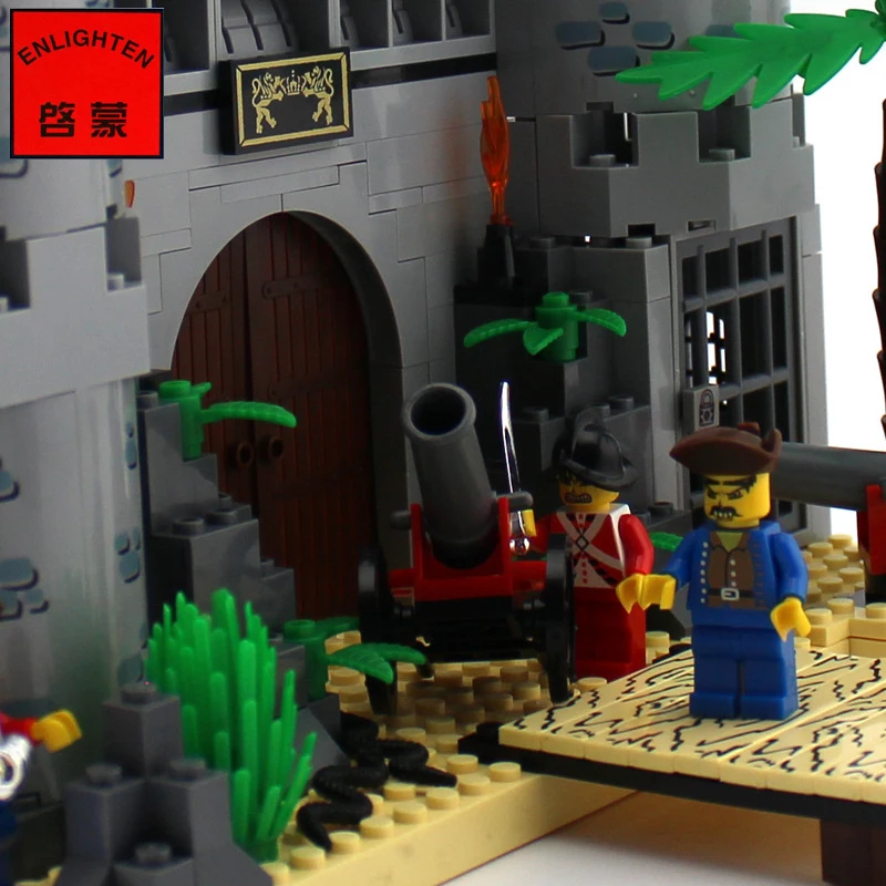 Модель строительных комплектов совместима с lego city пиратский замок 310 3D блоки