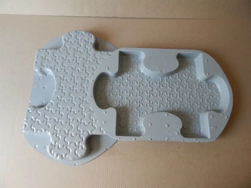 2 шт. пластиковые формы для бетонной тротуарной плитки настенная каменная