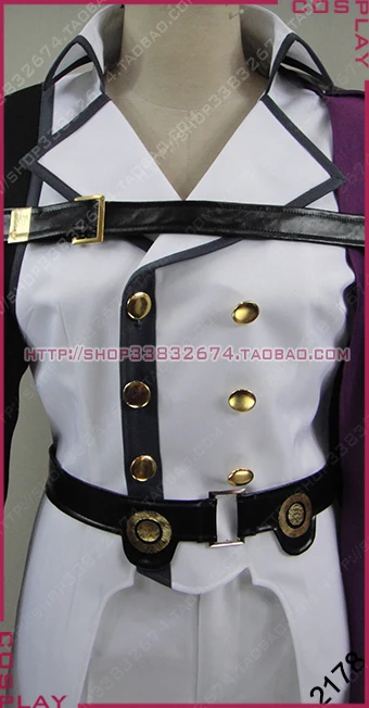 Seraph of the end Crowley Eusford униформа косплей костюм с накидкой и перчатками 11 |