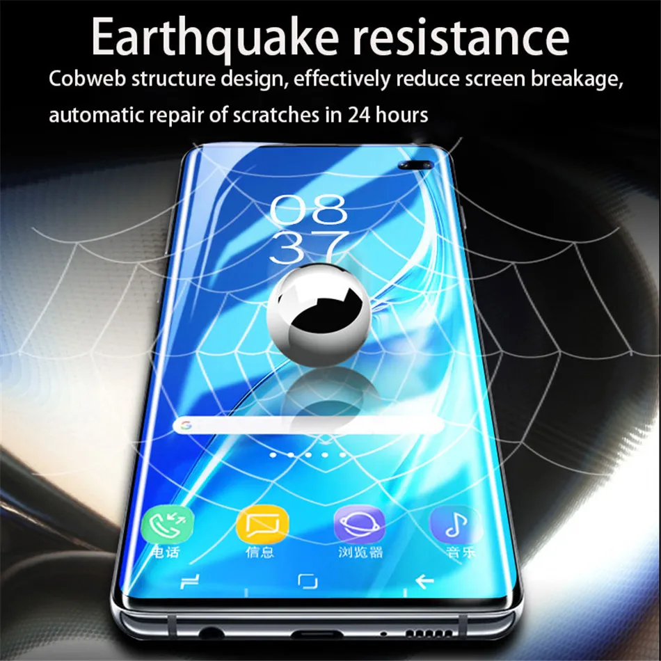 Гидрогелевая пленка для экрана для Samsung Galaxy A30 A50, полная защитная пленка для samsung S8 S9 s10 plus S10E M10 M20, защитная пленка