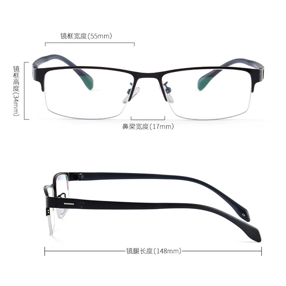 Полуоправа без оправы из титанового сплава изготовленная по индивидуальному