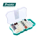 Pro'skit PT-5100 набор шлифовальных вращающихся инструментов, ручная многофункциональная электрическая мини-дрель сделай сам с зажимными аксессуарами
