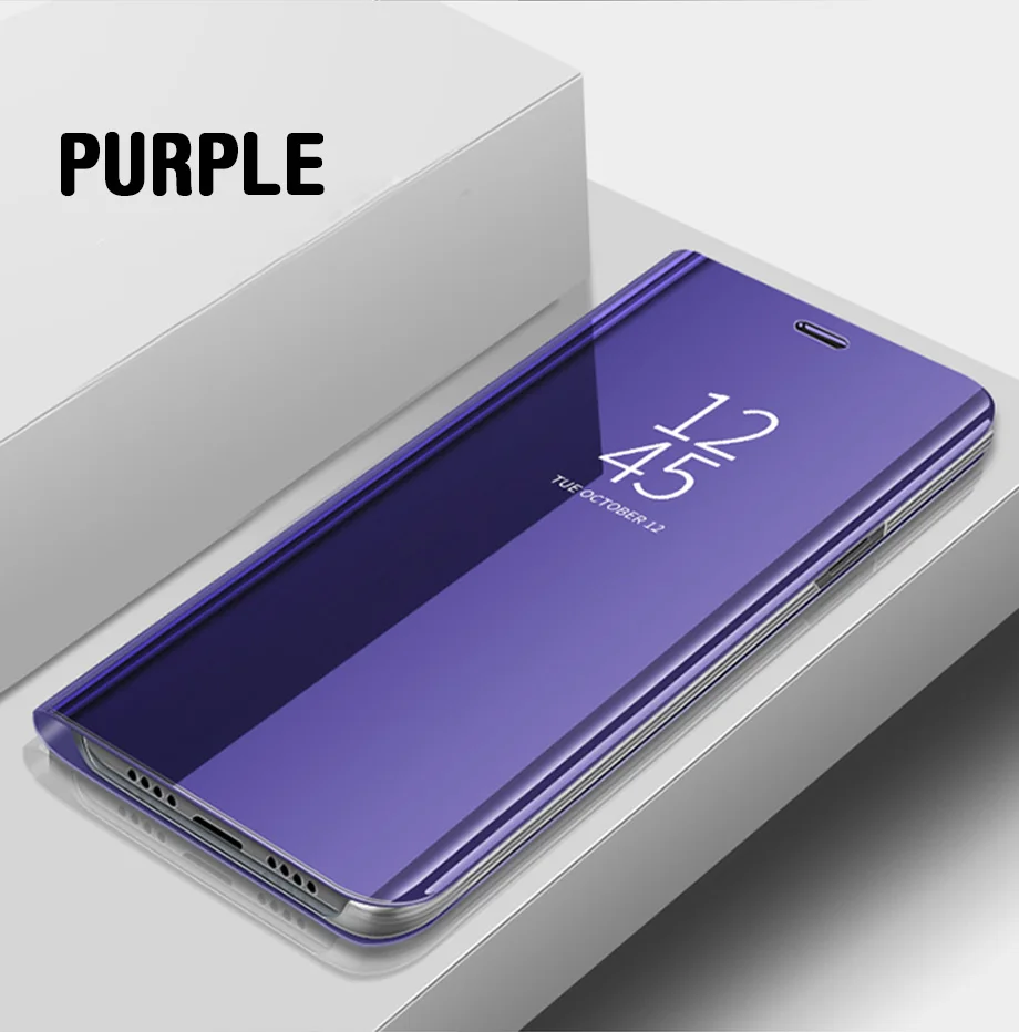 Прозрачный зеркальный чехол для смартфона Samsung Galaxy S9 S8 S7 S6 Edge Plus Note 8 9 для Samsung A50 A70 A40 A30 A20 A10