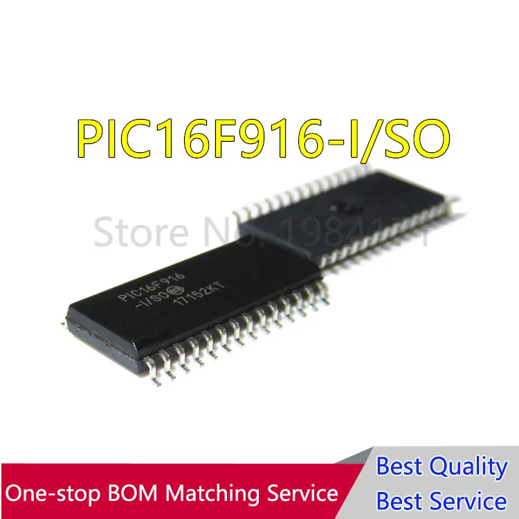 

20 шт. PIC16F916-I/SO PIC16F916 8-битный микроконтроллер SOP28 Новый