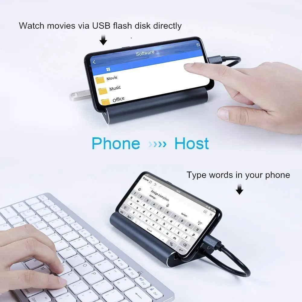 Baolyda USB C концентратор Thunderbolt 3 адаптер 7в1 Type док станция 4K HDMI Ethernet VGA PD 0 порты для