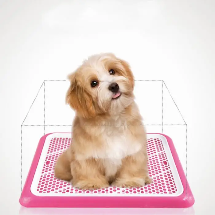 Туалет для домашнего животного собаки комнатный сетчатый горшок Puppy Pee Poo Тренировочный Коврик для маленьких средних и больших собак E2S