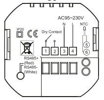 Сенсорный экран Еженедельный программируемый кипятильный On &amp Off Управление