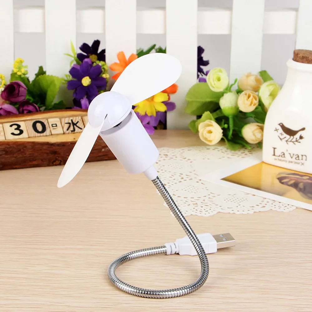 Мини USB вентилятор охладитель Гибкий ручной портативный вентилятор USB мини охлаждающий кулер для power Bank& notebook& Computer летний гаджет