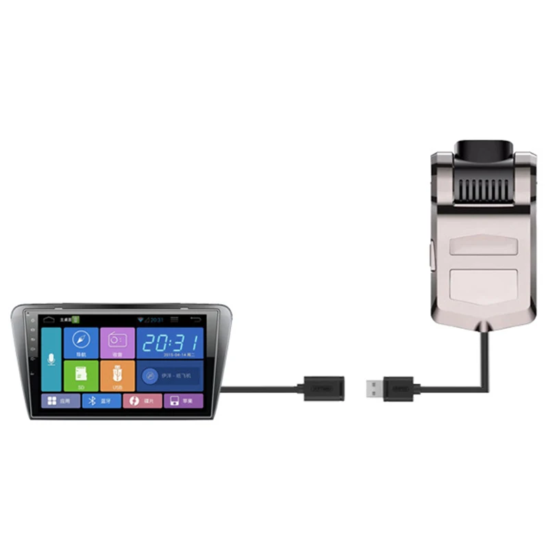 Автомобильный видеорегистратор 170 камера Usb Dvr для Android 4 2/4 4/5.1.1/6.0.1/7 1