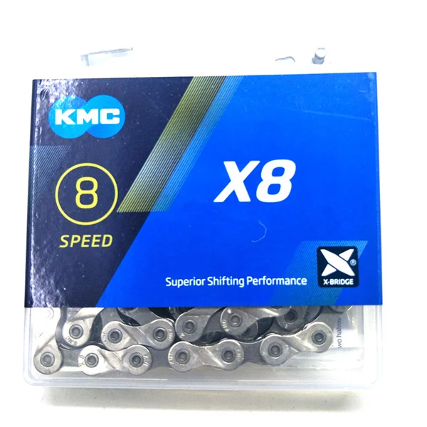 X8 Kmc инструмент для демонтажа цепи велосипеда(X11.93 X11 X10 X9 Z9 X8 Z8 цепи 116 118L ссылки цикл переключатель цепи, 8, 9, 10, 11, скорость MTB цепь для дорожного велосипеда - Цвет: X8