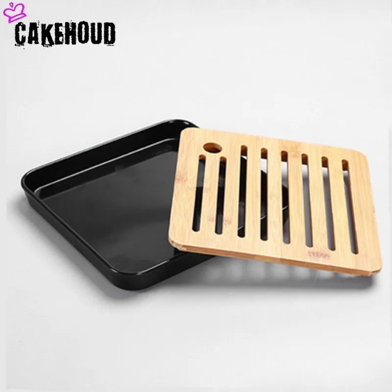 CAKEHOUD китайский чайный набор кунг-фу чайный стол, поднос для обслуживания, бамбуковый чайный поднос, блюдце для путешествий, сухой пузырьковый поднос, аксессуары для чайной церемонии