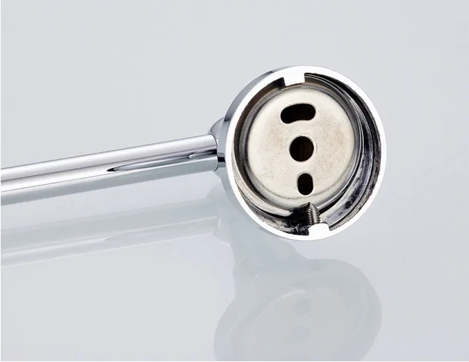

Free shipping Modern design chrome finish bathroom accessories copper single towel bar 60cm length 7910
