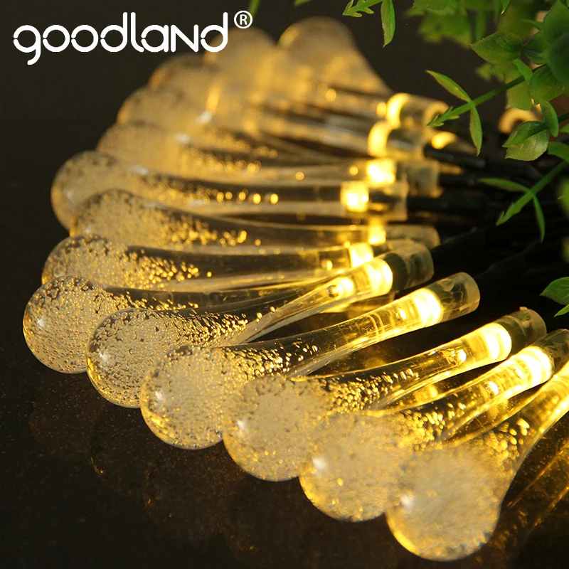 Goodland светодиодный осветитель 6 м сказочный светильник с эффектом капли воды