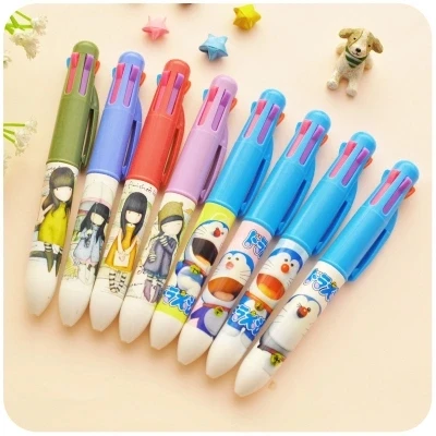 Creative cute color Stretch ballpoint pen free shipping