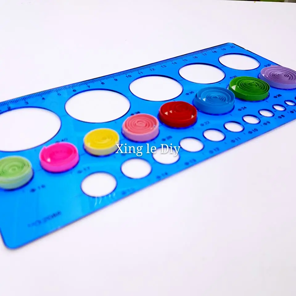 1 шт. Квиллинг бумажные круглые формы для выпечки ручные принадлежности