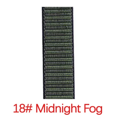 18 Midnight Fog Laforuta нейлоновый ремешок для huawei GT ремешок для часов 2 Pro браслет Honor Magic ремешок для часов 22 мм быстросъемный петля ремень - Цвет ремешка: 18 Midnight Fog
