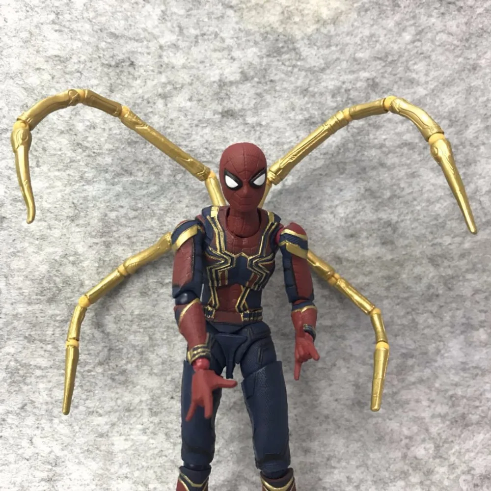 Фильм фигурка 14 см SHF Человек паук ПВХ модель игрушки подарок