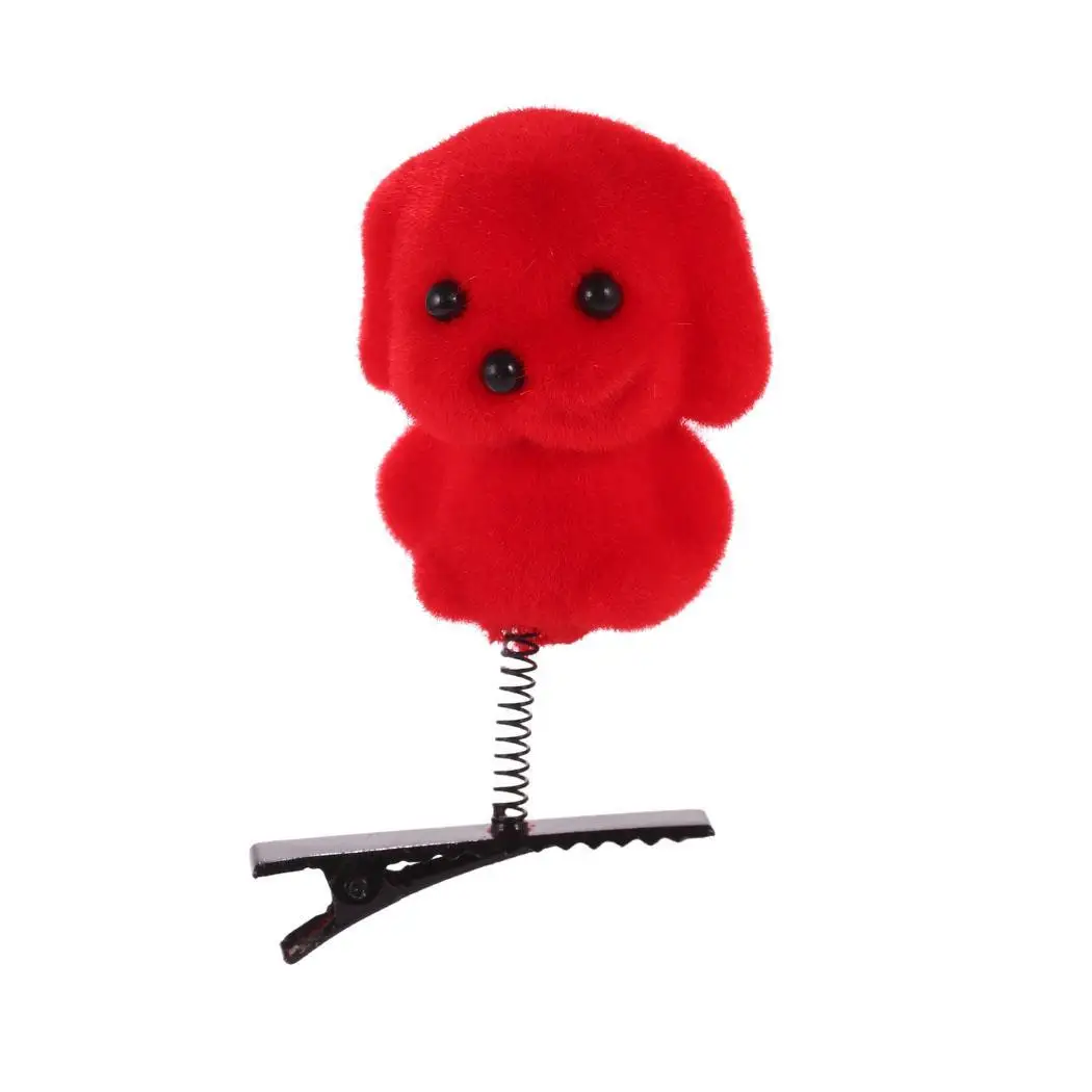 Women Girls Cartoon Cute Fleece Animal Pattern String Hair Clip Toy Gift Head Accessories Kids Toys Heart Chick | Детская одежда и