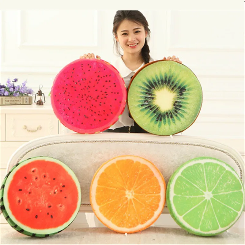 

32CM One Piece Soft PP Cotton Stuffed Fruits Plush Toy Cushion Car Fruit Series Pillow Sleeping Pillows Birthday Gift 5 Style