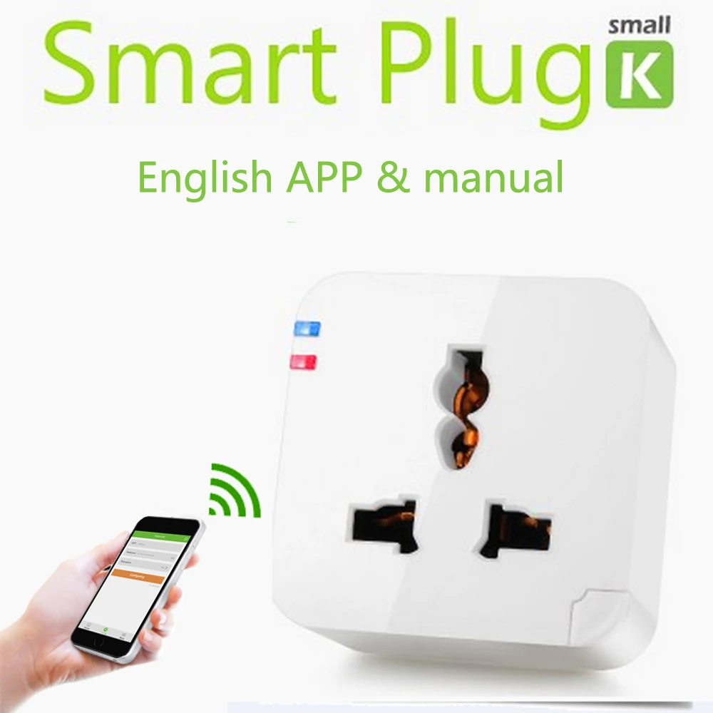 Kankun Wi-Fi Smart Plug розетка 220 В ЕС AU Великобритания kankun Малый K1 электрической розетки