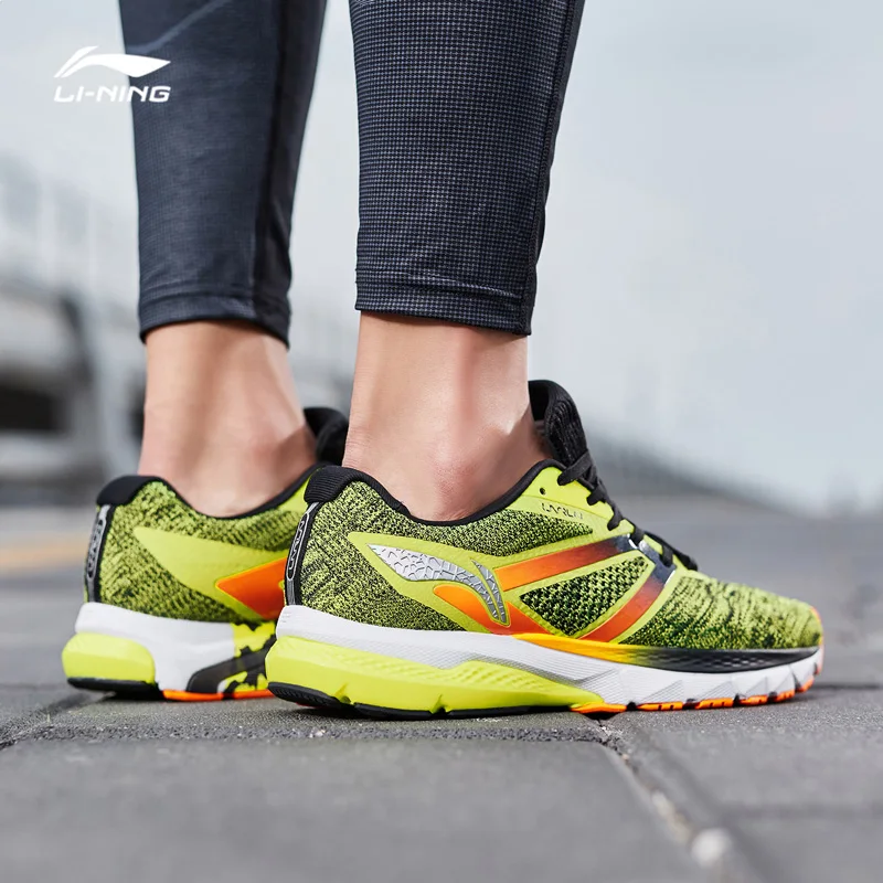 Li-Ning/мужские беговые кроссовки FURIOUS RIDER, дышащие кроссовки с подкладкой из монопряжи, устойчивые спортивные кроссовки ARZN003 XYP774