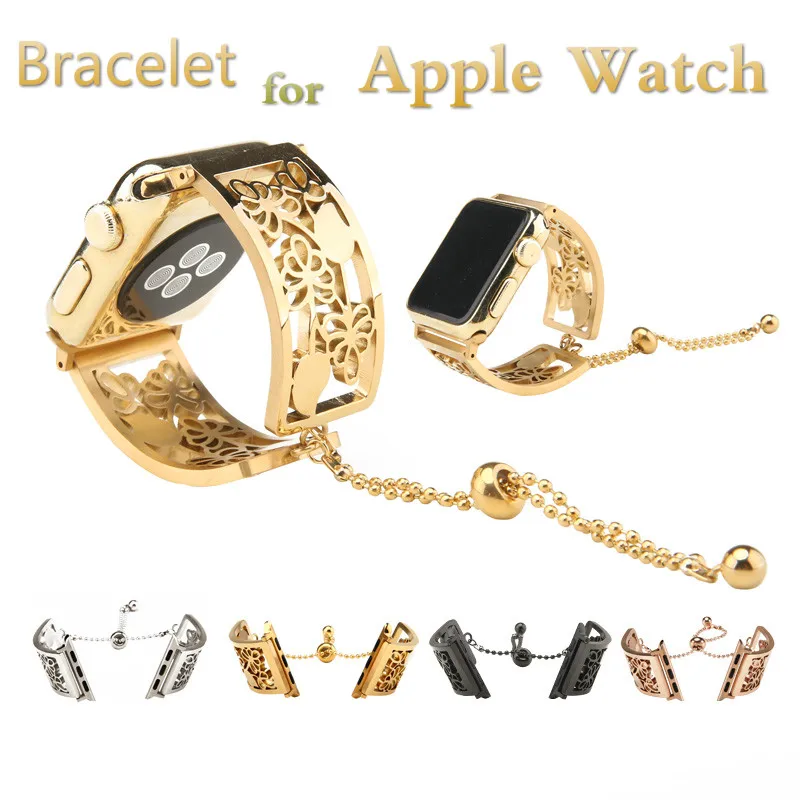 Браслет из нержавеющей стали для наручных часов apple Watch 6 умные часы Iwatch 5 4 3 2