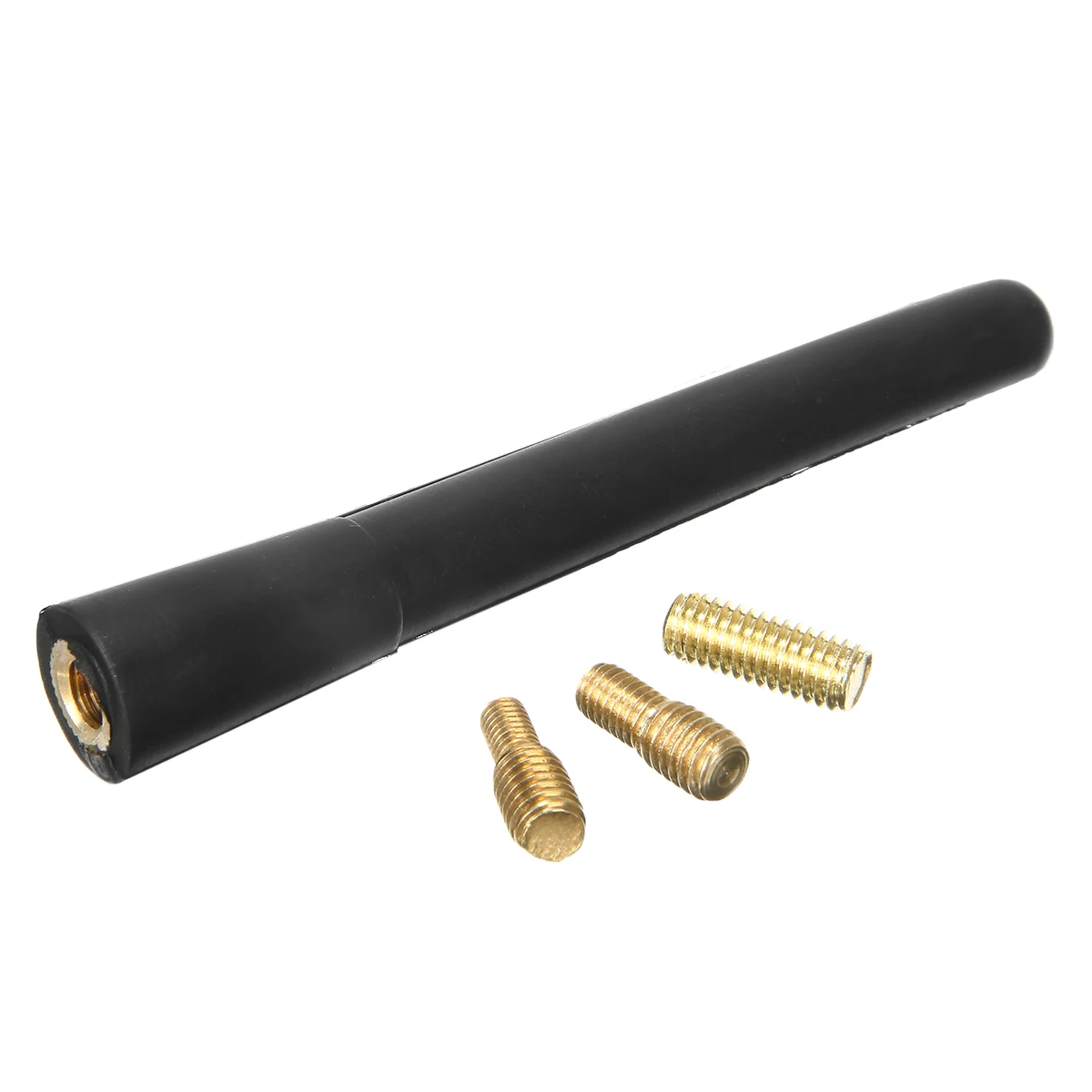 

Car Exterior Aerials 1pc Black Universal Car Short Stubby Aerial 5.5/7/8mm Fittings Radio Antenna Mast Screw Type for AM/FM